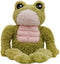 ELAINREN 3D Muscle Frog Plush Toy Pillow, 17.7'' Soft Frolick Frog Stuffed Green Fernando Animals Dolls Gifts