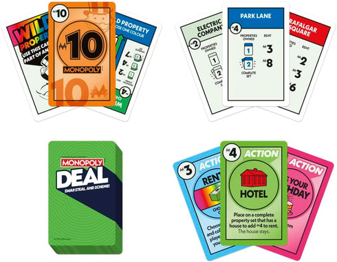 Monopoly Deal Card Game for Ages 8 to 99