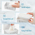 Singhoow 3 Pcs Large Baby Wipes Dispenser Refillable Wipe Holder with Lid Toilet Wipes Container for Bathroom Tissue