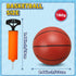 8” Water Pool Basketball Set with Pump, Replacement Ball for Basketball Hoop, PVC Waterproof Floating Toy for Summer