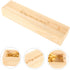 BESTOYARD Elegant Pregnancy Announcement Keepsake Box Wooden Pregnancy Test Storage Case with Lid Unique Memory
