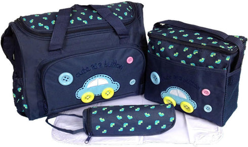 Ywmsfl 4Pieces Oxford Fabric Baby Diaper Bag Set Baby Diaper Set Ideal For