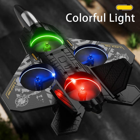 Generic 8-12, 360 8-16 Remote Control Airplane for Kids Boys Beginners RC Plane with Light, Flip Fighter Jet Toys