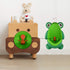 sundee Cute Frog Standing Potty Training Urinal for Boys Toilet with Funny Aiming Target - Blackish Green