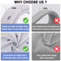 Baby Carrier Newborn to Toddler, 4-in-1 Lightweight Baby Wrap Carrier for Newborns and Older Babies (Grey)