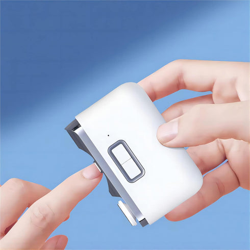 2 in 1 Electric Nail Clippers, Automatic Nail Trimmer with Light for Baby and Elderly Care Tools