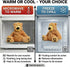Cozy Bear Hugs - Microwavable & Weighted Plush Stuffed Animal - Heated Plushie for Warmth - Cute, Soft, Toy for Adults
