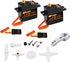 DSPOWER 2PCS 21G Mini Digital Servo, Steering Gear Full Metal Gear Micro RC