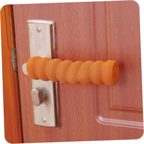 4pcs Children Door Levers, Silicone Door Knob Cover, Flexible Childproof Safety Handle Cover