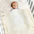 Baby Blanket Boy Girl, Cotton Knitted Soft Swaddling Receiving Blanket, 30 x 40 Inch for Newborns