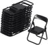 Gadpiparty 12pcs Mini Chairs for Crafts, Mini Folding Chair, Action Figure Accessories