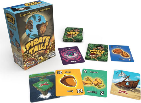 Skybound: Pirate Tails - A Squirrley Game of Buried Nuts, Collection Game for Ages 8+, 2-5 Players