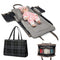 CFUN 3 in 1 Universal Infant Travel Tote Bag Folding Sleeping Pad Diaper