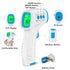 Digital Thermometer for Adults and Kids - No Touch Forehead Thermometer for Baby, 2 in 1 Infrared with Fever Alarm