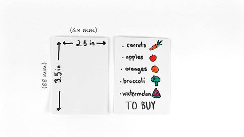 Apostrophe Games Dry Erase Blank Playing Cards w/Box, 180 Reusable Poker Size Cards, Flash & Note Cards