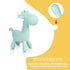 0-6 6-12 4 Pack TYRY.HU Baby Teething Toys for Babies Months,BPA Free Silicone Giraffe Teethers Toys, Soft-Textured