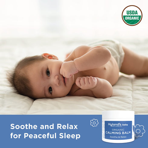 1.76 oz. Hyland's Baby Organic Calming Balm, Soothe and Relax, With Organic Lavender, Eucalyptus, and Bergamot Fruit
