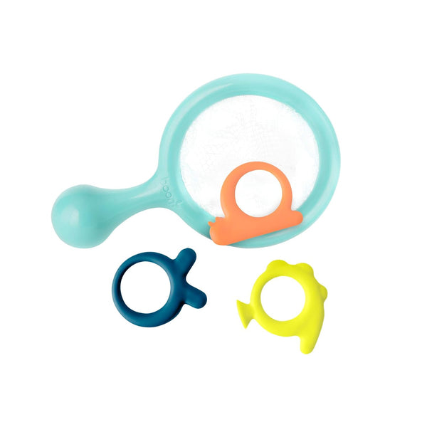Boon Water Bugs Floating Bath Toys, Includes Net and Three Bug Bathtub Toys, Toddler Sensory Toys, Mint