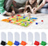 Meetory 45-Piece Blank Game Board Markers - Game Card Stands, Plastic Token Cards for Party Favors