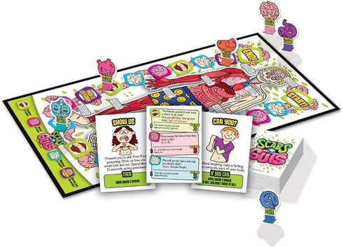 Outset Media Scabs ‘N’ Guts Educational Board Game – Learning has never been such yucky fun! – for 2 or more players ages 6 and up