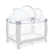 Beberoad Love Portable Playard Cover Breathable Mosquito Net with 2-Way Zipper for