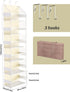 6 1 Pack, Over Door Hanging Organizer with Shelves, Stuffed Animal Storage - Behind Door Storage for Plush/Bedroom
