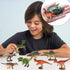 RUSON 12 Pcs Mini Dinosaur Animals Figures Toys, Realistic Dinosaur Playset Figurines, Cake Topper Toy Set