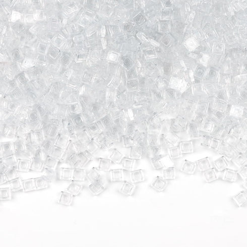WSRYLTCH Clear Dots Tile 11 Flat - 1500pcs Transparent Classic Bricks Parts
