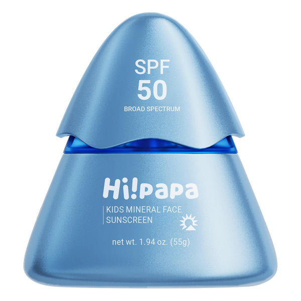 Hi!papa Kids Mineral Sunscreen SPF50, Face & Sensitive Skin, Non-Nano Zinc Oxide