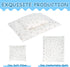 18 Inch Doll Bedding 2 Pc. Set - Reversible Print Baby Doll Bedding Accessories with Comforter and Pillow - Fits American Girl Dolls and Other 18 Inch Dolls Holiday
