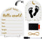 JHFDTY Hello World Newborn Baby Name Birth Announcement Sign for Nursery Hospital DIY