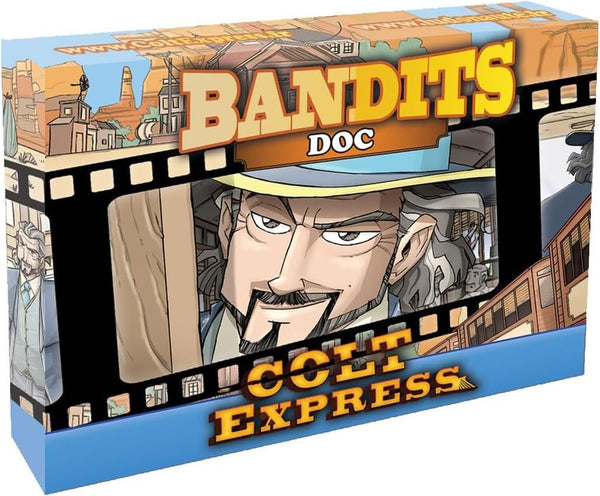 Colt Express Doc BANDIT PACK - Mini-Expansion! Wild West Adventure Game for Ages 10+, 2-6 Players