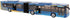 Daron MTA New York City Bus - 16" Articulated Toy Bus, Blue and Brown