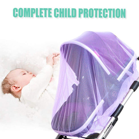 (2 Pack) Pack Durable Baby Mosquito Net - Perfect Bug Net for Strollers, Bassinets, Cradles, Playards, N Plays