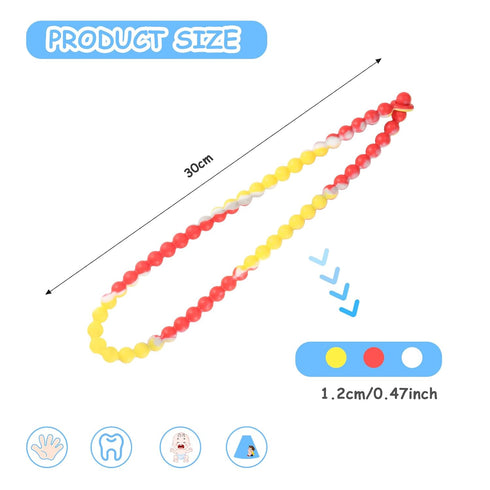 Teething Necklace for Baby - Integrated Safety Design for Toddler, Sensory Chew Necklace for Kids, Boys, Girls with Autism, ADHD, Fidget - Nursing Breastfeeding Necklace for Mom