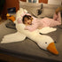 FANGYU Goose Stuffed Animal Pillow Toy, Cute Giant White Goose Stuffed Animal Duck Plush,Swan White,It's a