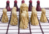 Hnefatafl - The Viking Game, Cardinal Edition with Red Pieces