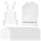 Skicuff 500 Pcs Disposable Plastic Bibs Bulk for Kids 11" x 15.75" Children