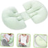 CHILDWEET U-Shaped Maternity Pillow for Pregnant Women Ergonomic Abdominal Support Cushion Comfortable Sleeping Waist