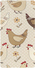CZXW Netural Hens Crib Sheets Fitted 52" x 28" Natural Cotton Soft &