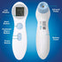 Digital Forehead Thermometer - Infrared, White (Body Temperature Reader, Lightweight, Compact)