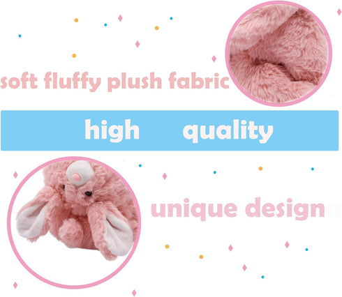 BABOLI 10 Inches Cuddly Husky Stuffed Animals Soft Toys with Adorable Bunny-Style Clothes Super Cute Husky Dog Plush