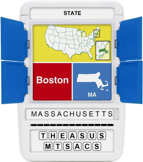 100 50 6+ PICS US States & Capitals Flash Cards | All States and Capitals to Learn | Fun and Functional Case | Ultimate