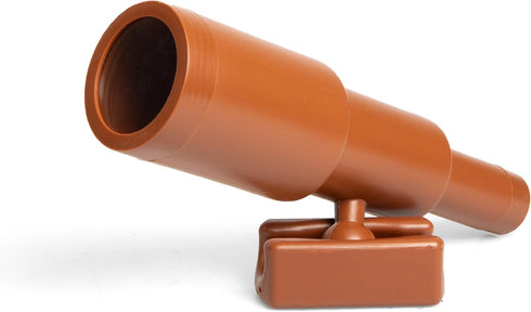Barcaloo Playhouse Accessories for Kids, 11 inch Brown Pirate Playground Telescope for Backyard Treehouse or Swing Set