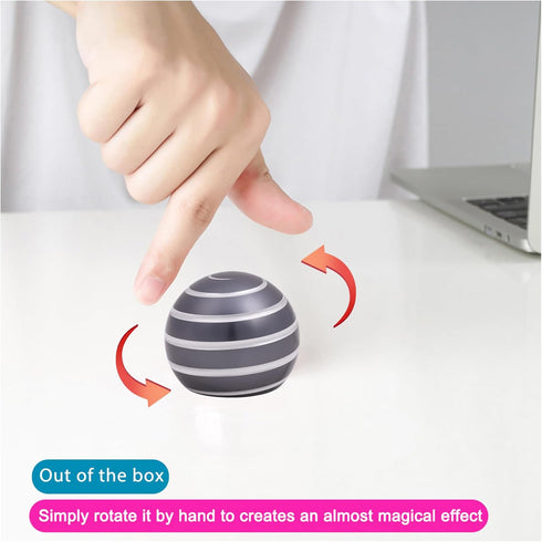 JoyJoltoy 180 Desk Toys for Fidget Kinetic Cool-Gadgets: Seconds Spinning Toy, Cool-Stuff Thing for Adult Teen Children