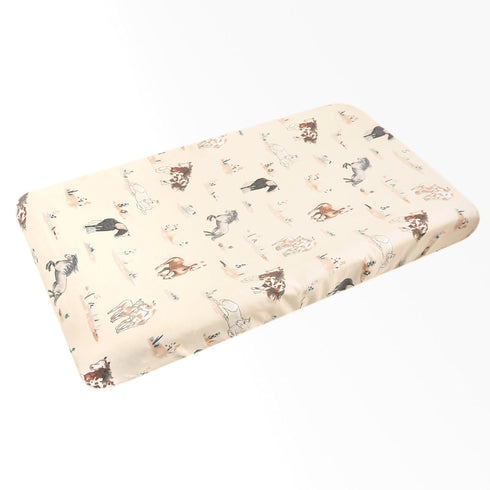 Premium Knit Diaper Changing Pad Cover Montana by Copper Pearl