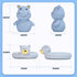 6 Tiny Marvels Baby Bath Toys for Months & Up, Mold Free No Hole Bath Toys, BPA Free Floating Toddler Bath Toys, Safe
