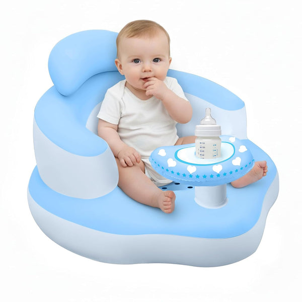 TIDNNS Inflatable Baby Seat for Babies 3-36 Months, Built-in Air Pump, Sit Me