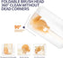 Set HOEREV Portable Baby Silicone Bottle Brush Include Pacifier Brush, Straw Brush, draining Rack, Portable Box