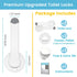 4our Kiddies Baby Toilet Lock (2 Pack) for Child Safety, Baby Proof Toilet Seat Lock with 2 Extra Pallet